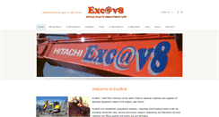 Desktop Screenshot of excavators-uk.com