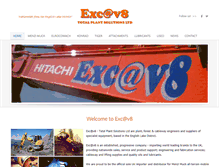 Tablet Screenshot of excavators-uk.com